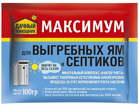 Средство для септиков и выгребных ям Дачный Помощник Максимум 100г