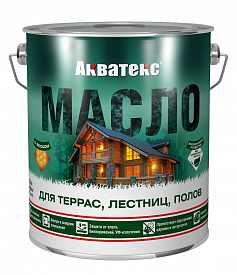 Масло террасное Акватекс 2,5л орех