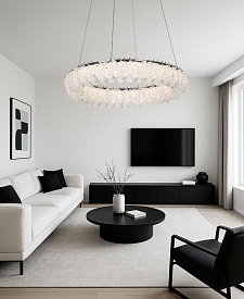 Светильник декоративный Linvel MS 1240 Теодора 90W 3000-6500K 2300Lm 500х500х1200мм хром