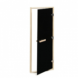 Дверь для бани и сауны БЛЭК липа 1800х700х8мм