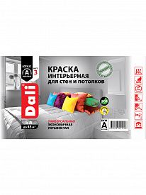 Краска акриловая интерьер.ДАЛИ 5л белоснежный