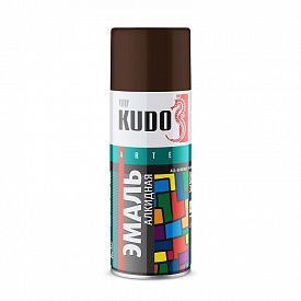 Краска аэрозольная KUDO 0,52л коричневый