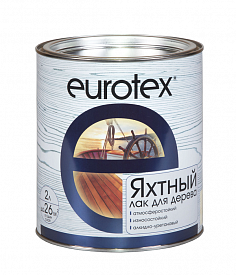 Лак яхтный Еurotex полуматовый 2л