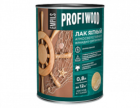 Лак яхтный PROFIWOOD полуматовый 0,7кг
