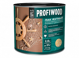 Лак яхтный PROFIWOOD матовый 2,4кг