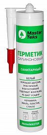 Герметик MasterTeks HM силиконовый санитарный 260мл белый