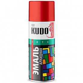 Краска аэрозольная Kudo KU-1026 универсальная серебро 520мл
