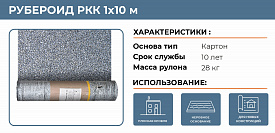 Рубероид РКК-350 10м с посыпкой