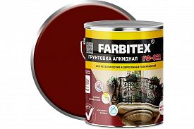 Грунтовка ГФ-021 Farbitex красно-коричневый 6кг
