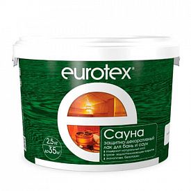 Лак для саун Eurotex 2,5кг