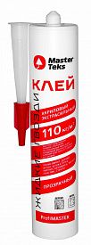 Клей акриловый MasterTeks PM 110 кг/м2 экстрасильный 200г прозрачный