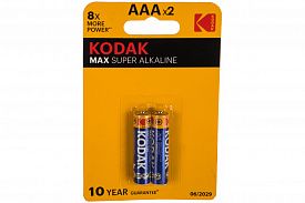 Батарейка алкалиновая Kodak MAX LR03/286 Б0005132 2шт