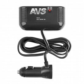 Разветвитель прикуривателя 2м 12/24В 3 выхода AVS CS-301