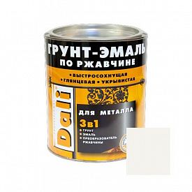 Грунт-эмаль по ржавчине DALI 2л бел.