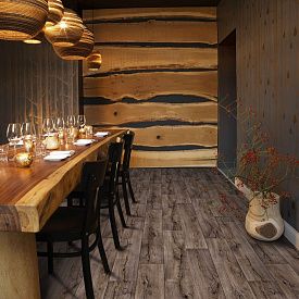 Линолеум полукоммерческий Ideal Ultra Cracked Oak 696M 3,5м