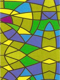 Пленка 9033 Color decor 0,45х8м витраж геометрия